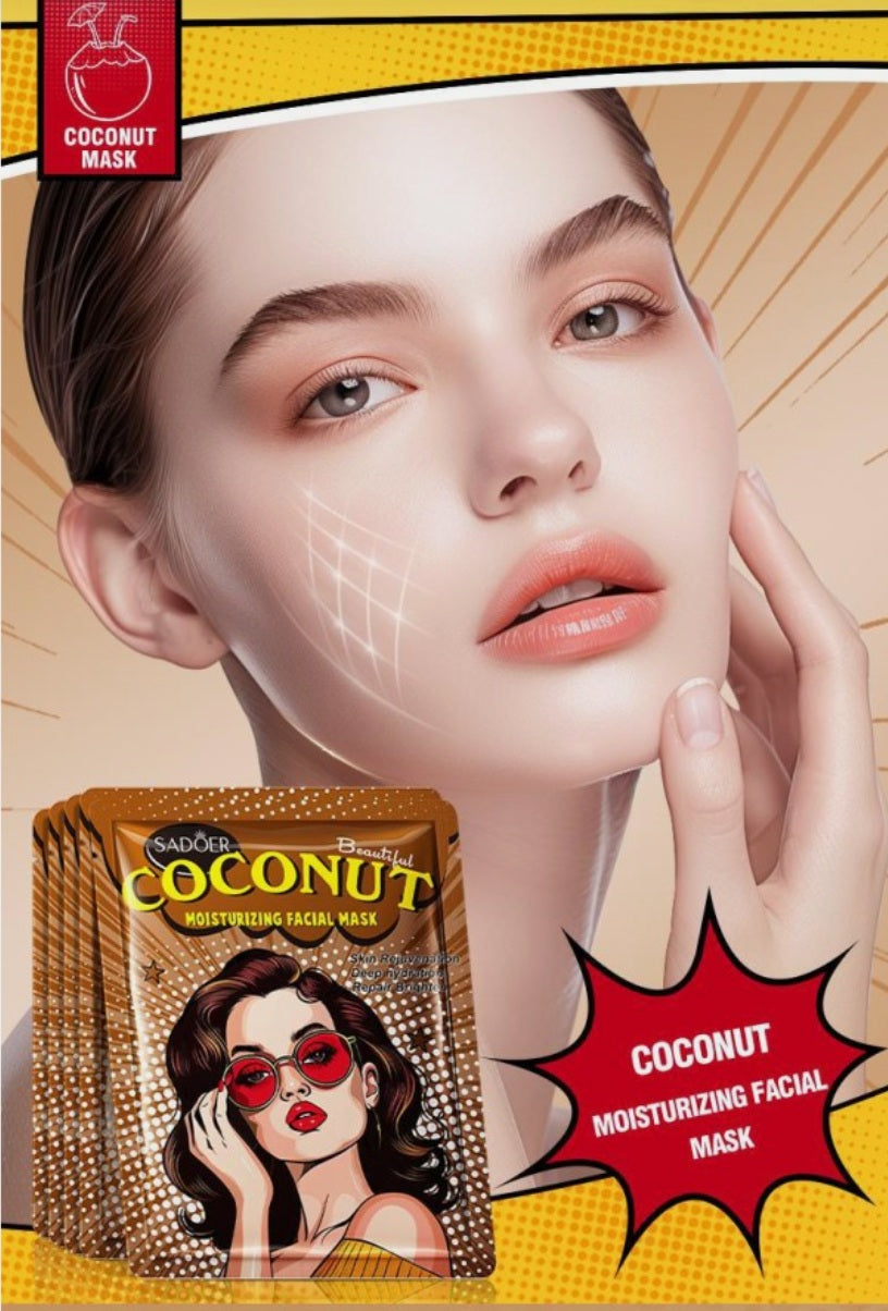 Mascarilla facial de coco