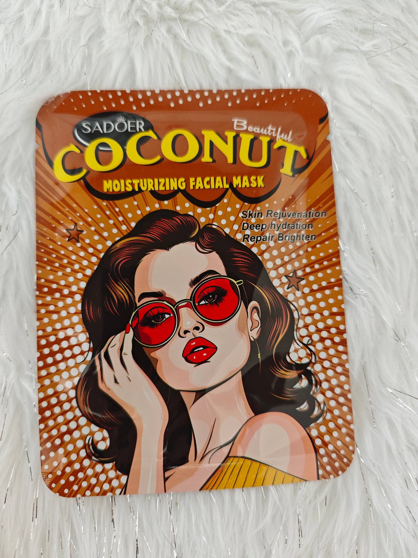 Mascarilla facial de coco