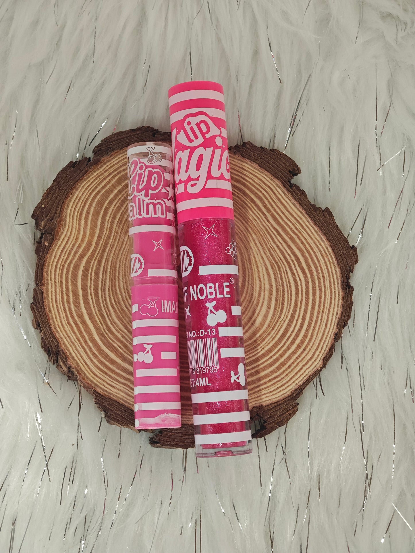 1 Pack bálsamo labial y gloss